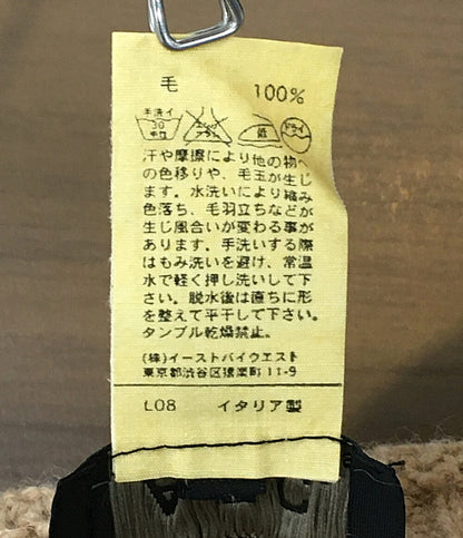 A.P.C. ニット 古着 90s イタリア製 ライトブラウン ウール100 メンズ SIZE 2 アーペーセー