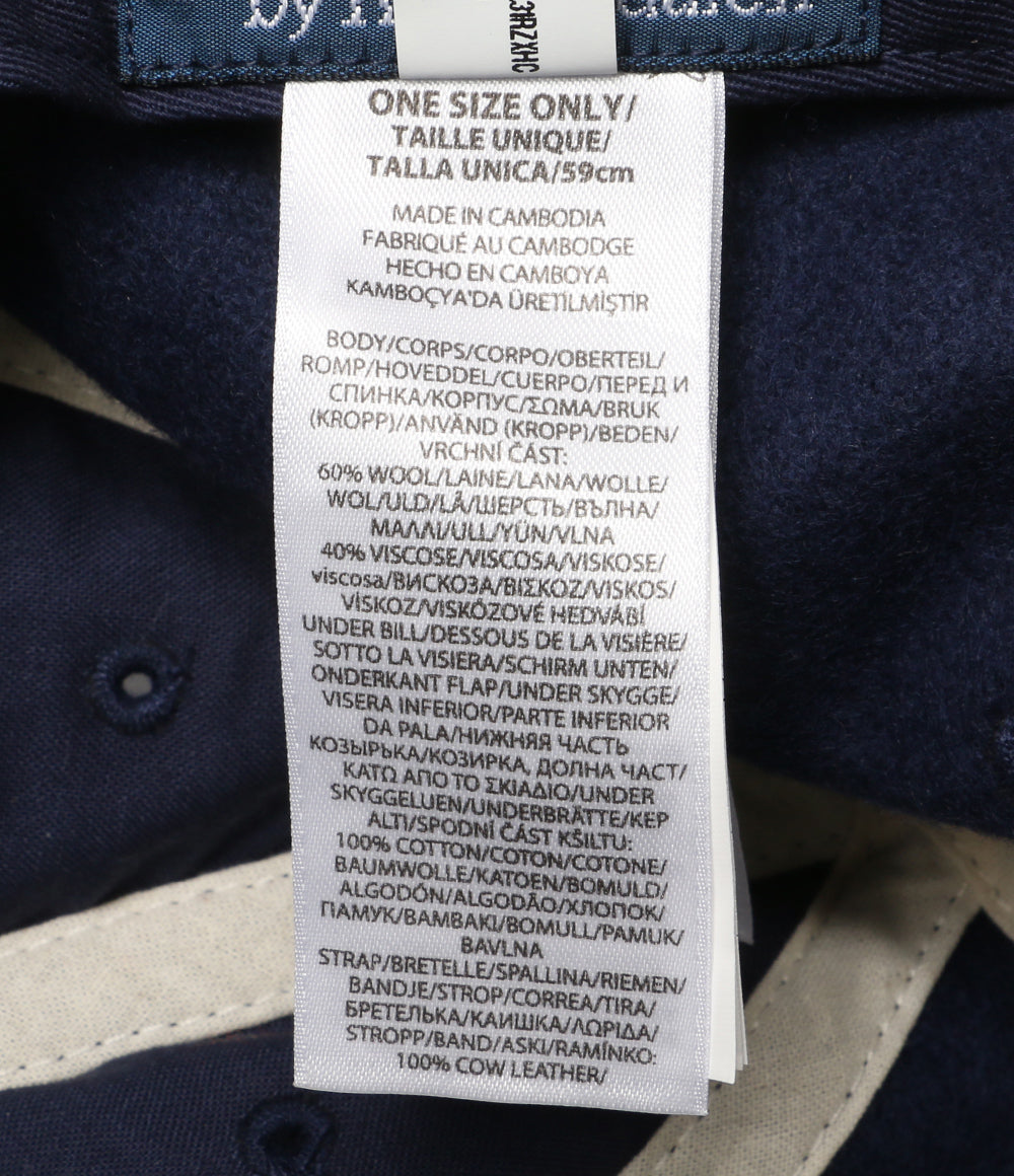 美品 POLO RALPH LAUREN アップリケド ウール ボール キャップ メンズ SIZE ONE SIZE ポロ・ラルフローレン