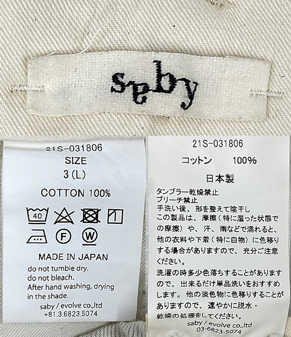 saby サバイ パンツ TUCK BAGGY 11.5oz Bingo 21S-031806 メンズ SIZE 3