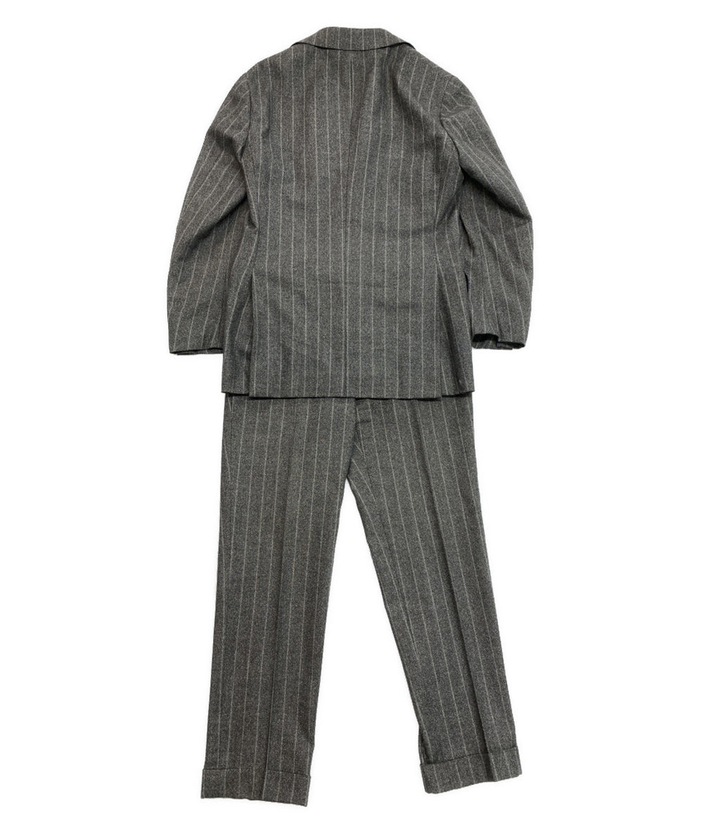 RING JACKET スーツ グレー ストライプ RT025F40C メンズ SIZE 48 リングジャケット