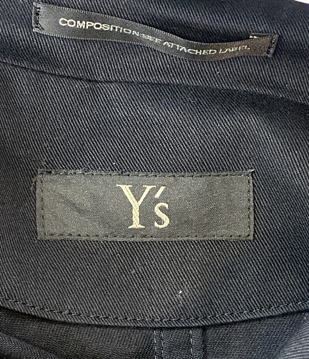 Y's コート COTTON TWILL LONG CAPE COAT YJ-C80-002 レディース SIZE 1 ワイズ