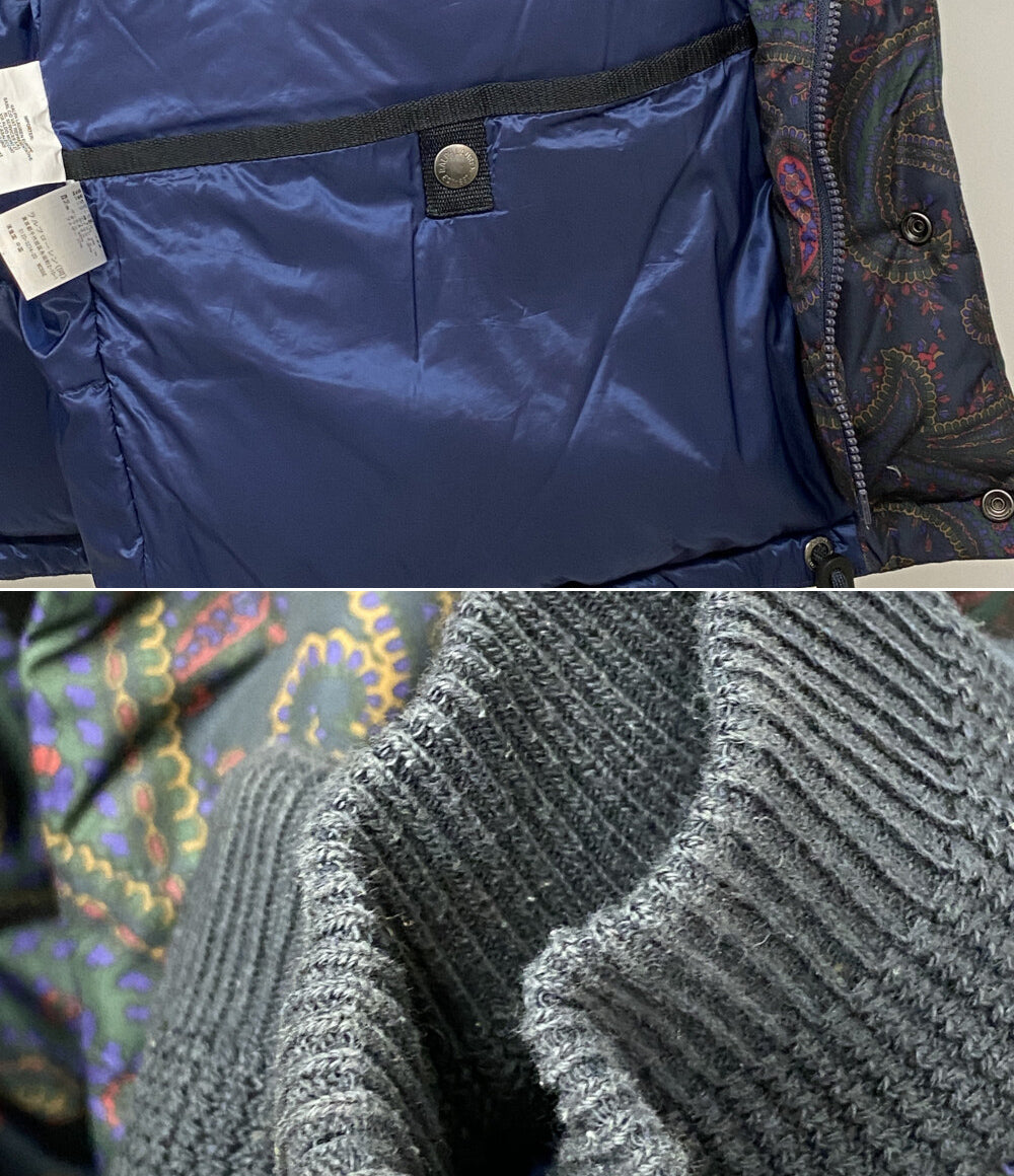 美品 POLO RALPH LAUREN ダウンジャケット ウォーターリペラント ペイズリー メンズ SIZE L ポロ・ラルフローレン