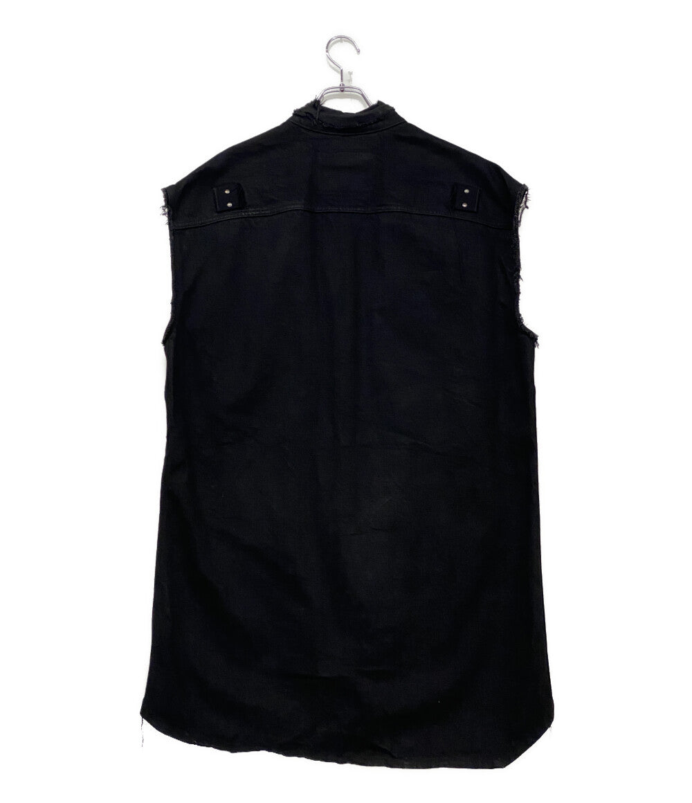 RICK OWENS DRKSHDW リック オウエンス ダークシャドウ ベスト RR02B2736-HBLKJP メンズ SIZE S