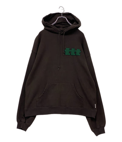 TTT MSW ティーモダンストリートウエア パーカー LOGO HOODIE BROWN メンズ SIZE L