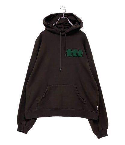 TTT MSW ティーモダンストリートウエア パーカー LOGO HOODIE BROWN メンズ SIZE L