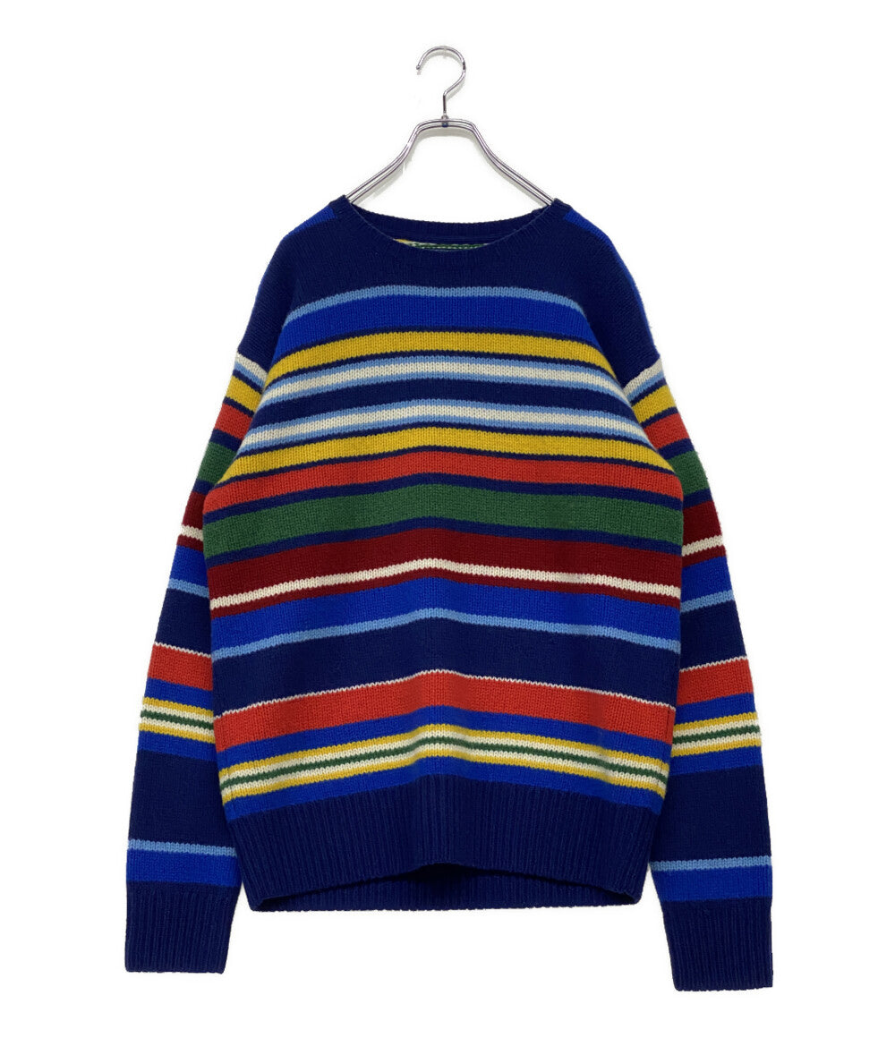 美品 POLO RALPH LAUREN ニット VOYAGER ストライプ メンズ SIZE L ポロ・ラルフローレン