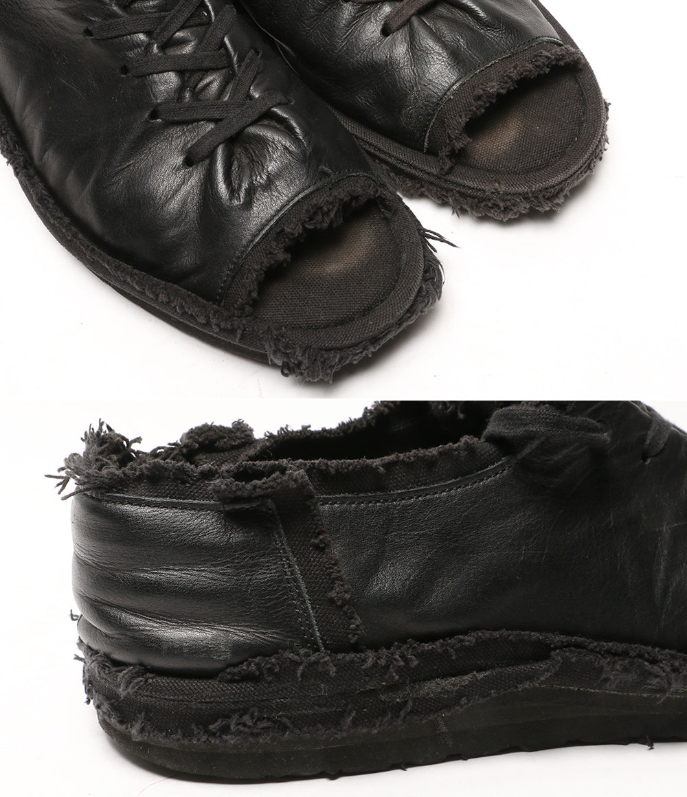 YOHJI YAMAMOTO POUR HOMME サンダル HS-E09-768-3 メンズ SIZE 4 ヨウジヤマモトプールオム