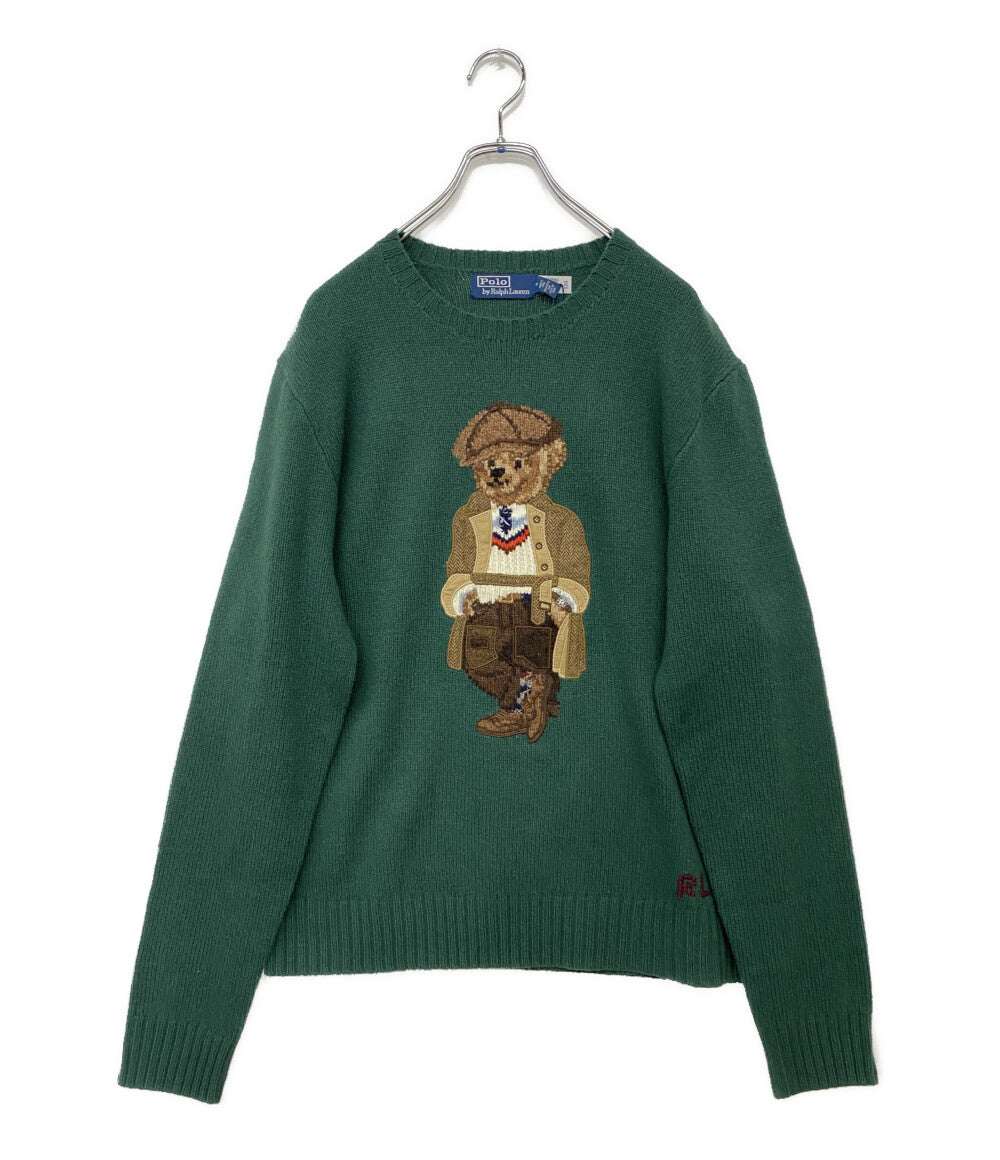 POLO RALPH LAUREN ニット Poloベアセーター グリーン ウール