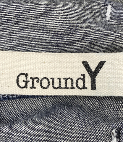 GROUND Y グランドワイ サルエルデニムパンツ GT-P07-009 メンズ SIZE 3
