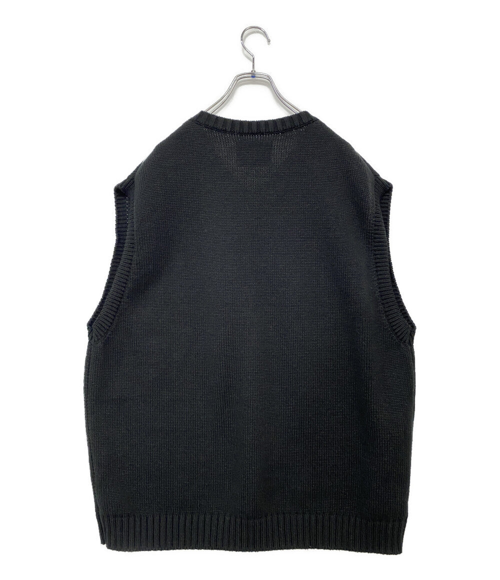 WTAPS ベスト 22AW DITCH VEST ACRYLIC BLK 222MADT-KNM01 メンズ SIZE 04 ダブルタップス