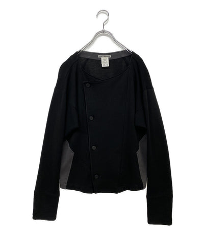 ISSEY MIYAKE 切替ノーカラージャケット 15AW IM54JD513 レディース SIZE 2 イッセイミヤケ