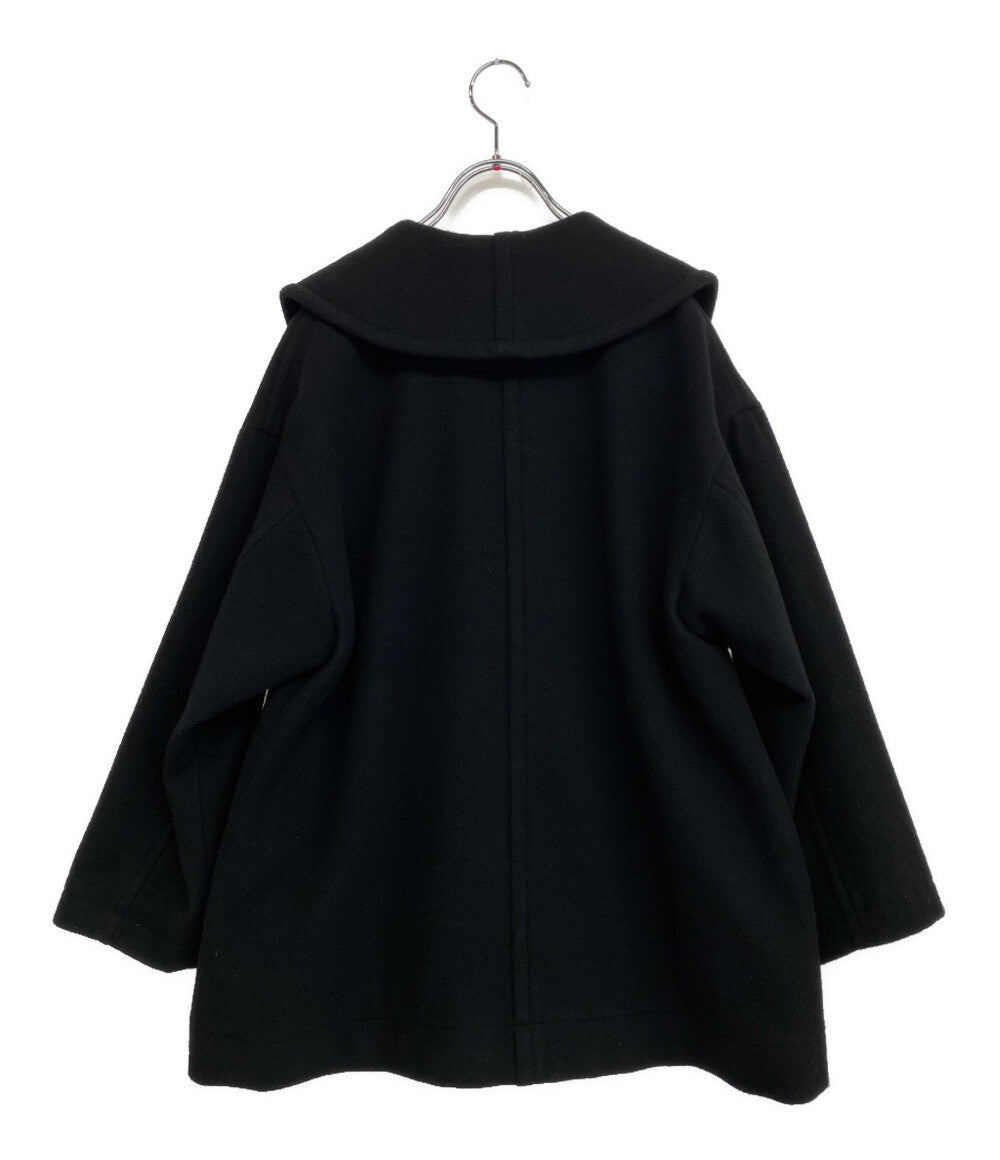 美品 nicholson&nicholson ニコルソンアンドニコルソン ピーコート MY SHAWL レディース SIZE 36