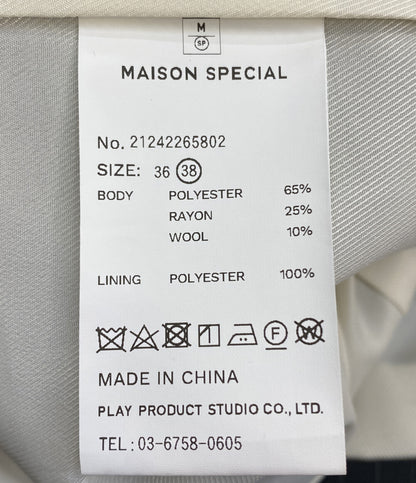 MAISON SPECIAL メゾンスペシャル 半袖ワンピース Square SilhouetteTailor 21242265802 レディース SIZE 38