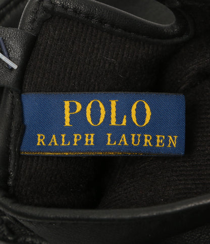 美品 POLO RALPH LAUREN 手袋 グローブ ブラック カシミヤ シープスキン メンズ SIZE M