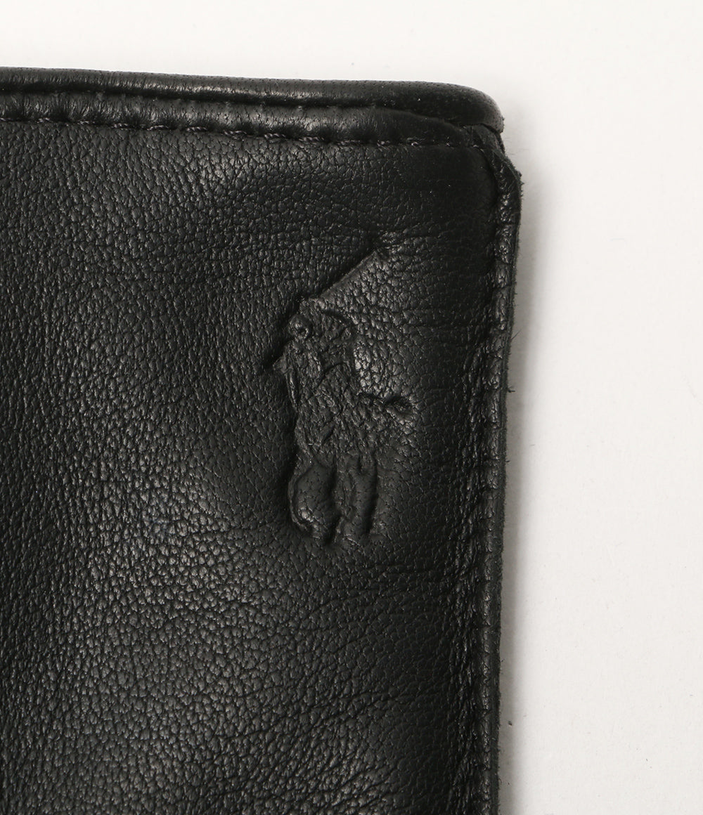 美品 POLO RALPH LAUREN 手袋 グローブ ブラック カシミヤ シープスキン メンズ SIZE M