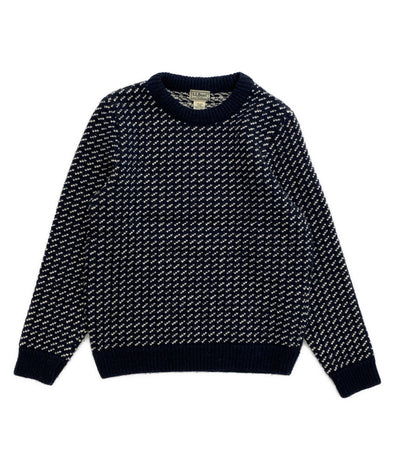 L.L.Bean ニット バーズアイ ノルウェー製 259447 メンズ SIZE S エルエルビーン