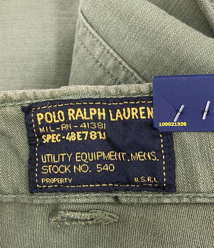 美品 POLO RALPH LAUREN カーゴパンツ リバースサティーン ユーティリティー メンズ SIZE 34 ポロ・ラルフローレン