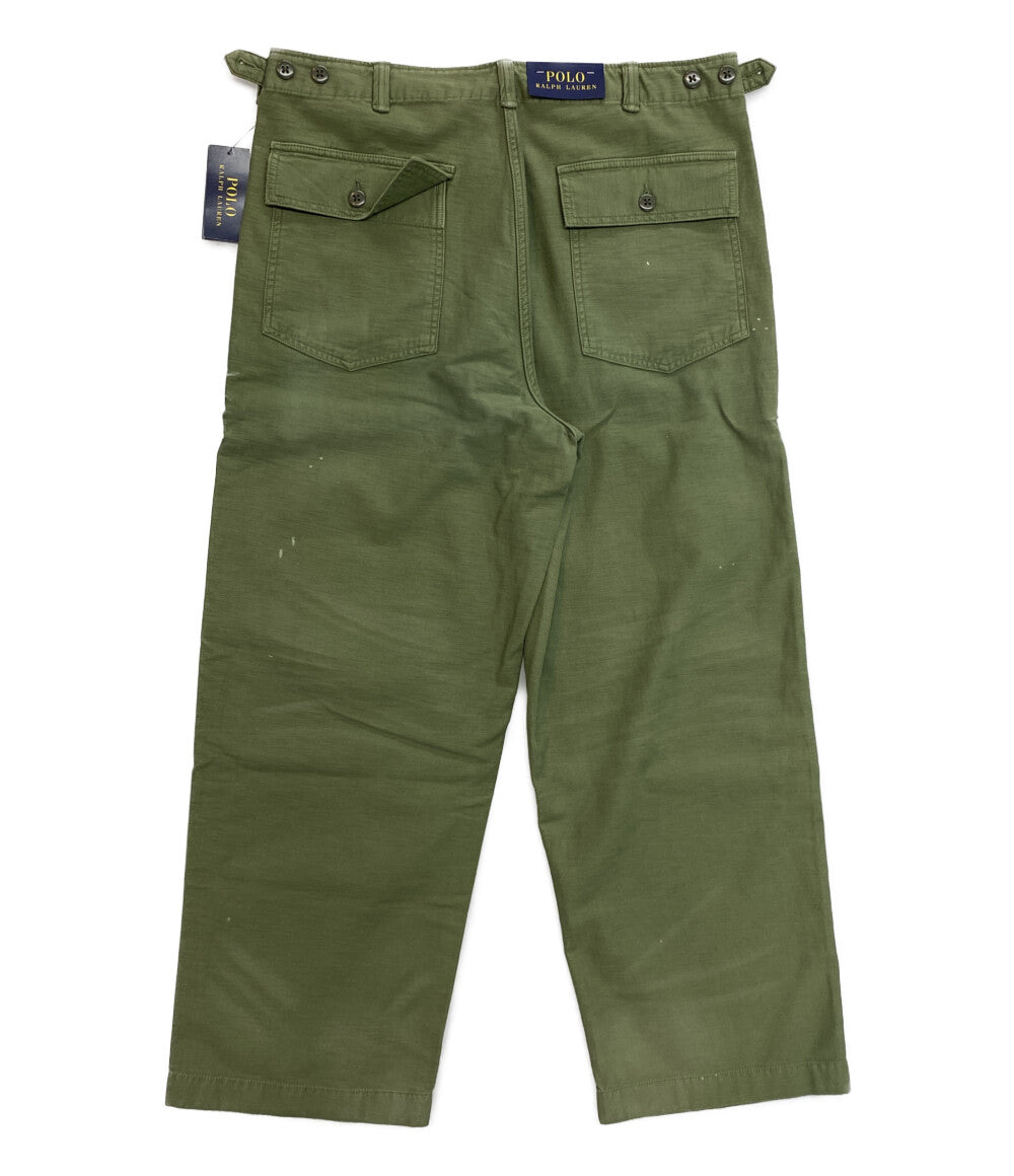 美品 POLO RALPH LAUREN カーゴパンツ リバースサティーン ユーティリティー メンズ SIZE 34 ポロ・ラルフローレン