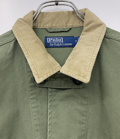 美品 POLO RALPH LAUREN ジャケット キャンバス オーバーシャツ メンズ SIZE M ポロ・ラルフローレン