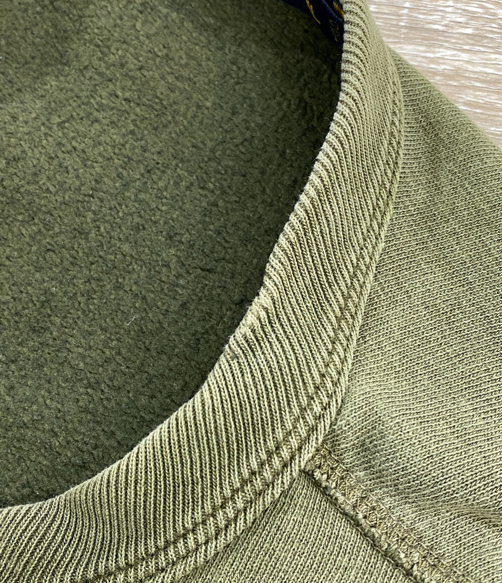 POLO RALPH LAUREN スウェット 前V FORT DAVID OLIVE カナダ限定 メンズ SIZE XL ポロ・ラルフローレン