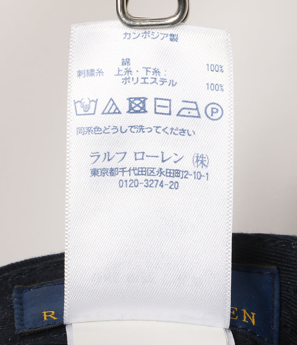POLO RALPH LAUREN キャップ PENNANT EMBROIDERY TWILL BB CAP NAVY メンズ SIZE O/S ポロ・ラルフローレン