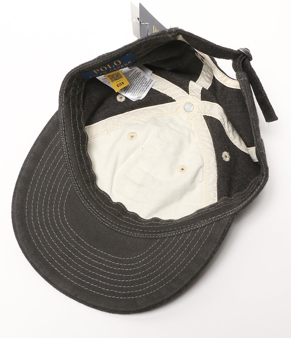 POLO RALPH LAUREN ブラッシュド シャモア ボール キャップ グレー 26SS メンズ SIZE O/S ポロ・ラルフローレン
