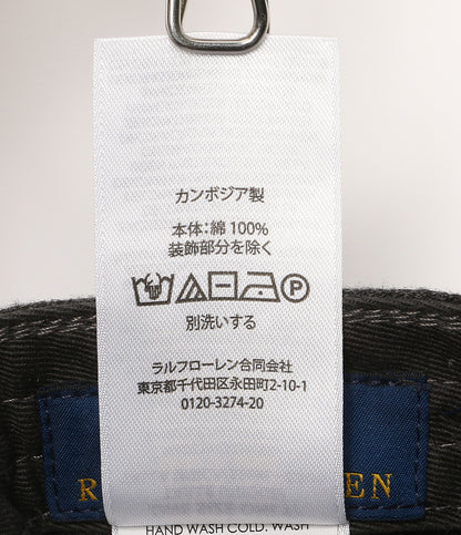 POLO RALPH LAUREN ブラッシュド シャモア ボール キャップ グレー 26SS メンズ SIZE O/S ポロ・ラルフローレン