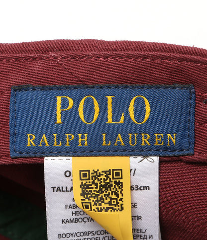 POLO RALPH LAUREN キャップ NY パッチ ツイル ボール キャップ バーガンディー メンズ SIZE O/S ポロ・ラルフローレン