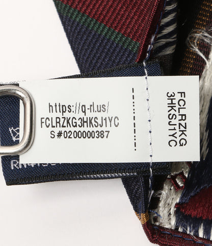 美品 POLO RALPH LAUREN ネクタイ ヴィンテージインスパイアード ストライプド POLOロゴ メンズ ポロ・ラルフローレン