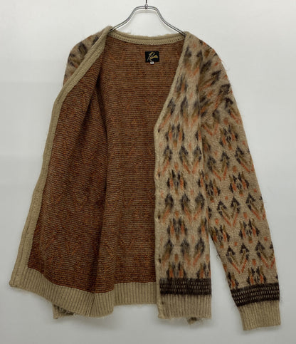 NEEDLES モヘヤカーディガン 総柄 HM270 メンズ SIZE XL ニードルズ