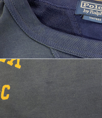 美品 POLO RALPH LAUREN スウェット VINTAGE FIT FLEECE GRAPHIC SWEAT NVY メンズ SIZE L ポロ・ラルフローレン