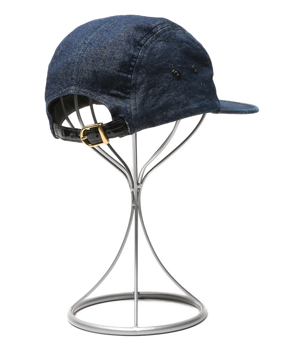 Supreme キャップ Croc Strap Camp Cap インディゴ アイレット メンズ SIZE - シュプリーム