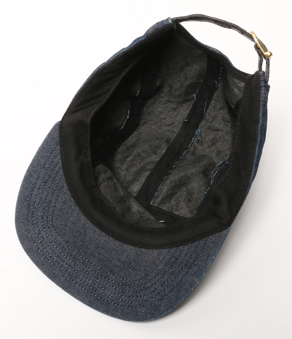 Supreme キャップ Croc Strap Camp Cap インディゴ アイレット メンズ SIZE - シュプリーム
