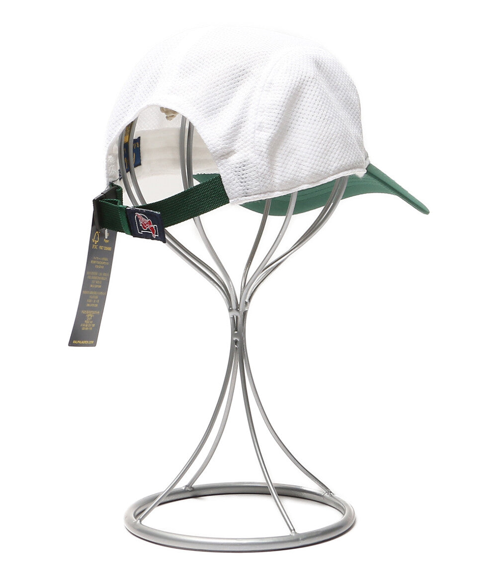 美品 POLO RALPH LAUREN キャップ PRL RUNNING CLUB メッシュドパネル GREEN メンズ ポロ・ラルフローレン