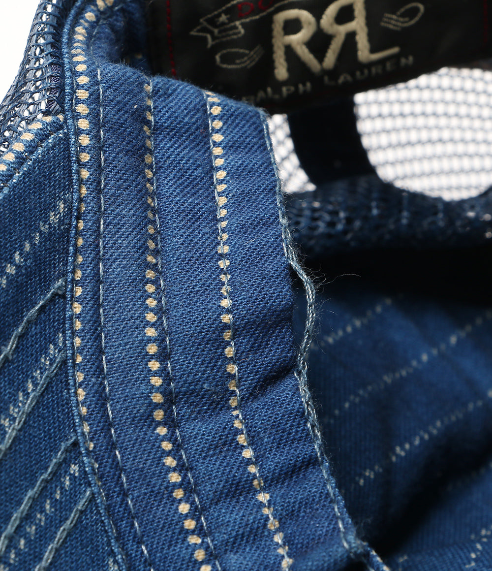 RRL RALPH LAUREN キャップ WABASH STRIPE TRUCKER CAP メンズ SIZE O/S ダブルアールエル