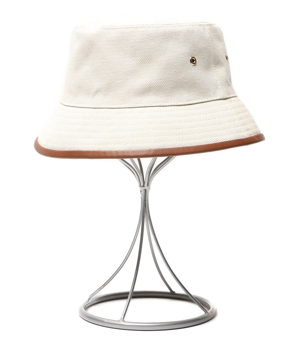 美品 BURBERRY ハット Archway Logo Applique Bucket Hat レディース SIZE L バーバリー