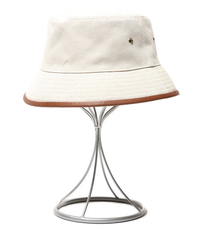 美品 BURBERRY ハット Archway Logo Applique Bucket Hat レディース SIZE L バーバリー