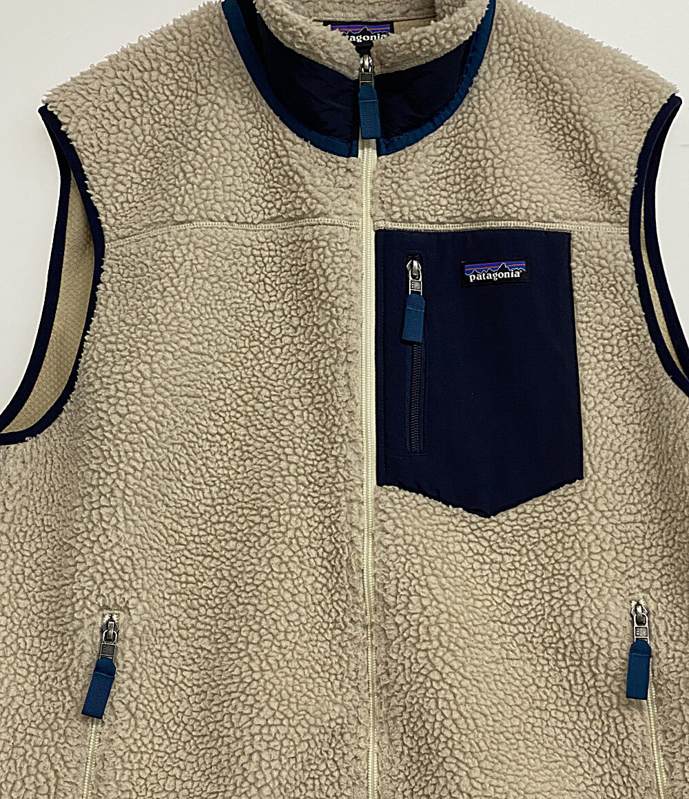 Patagonia フリースベスト RETROーX VEST クリーム 19AW メンズ SIZE L パタゴニア