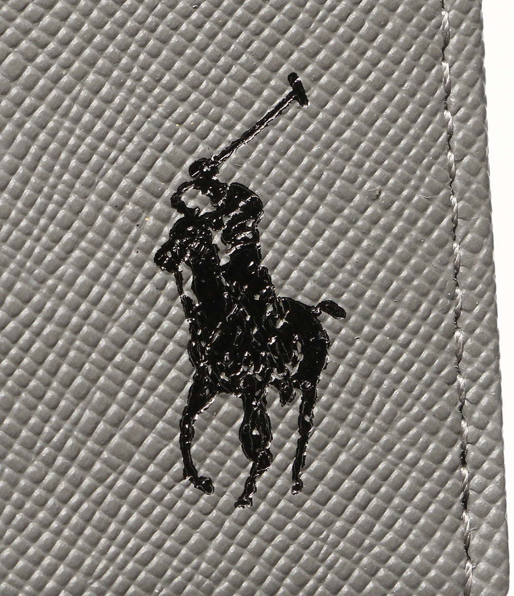 美品 POLO RALPH LAUREN 二つ折り財布 サフィアーノ レザー ビルフォールド コイン ウェレット メンズ ポロ・ラルフローレン
