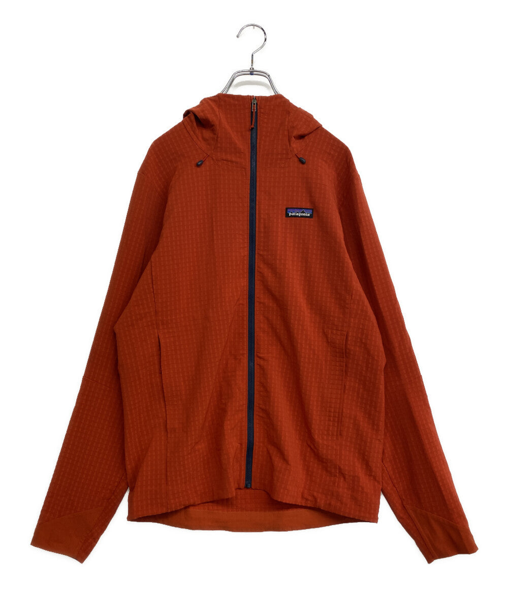 Patagonia パーカー R1 TechFaceHoody オレンジ サーマル裏地 メンズ SIZE M パタゴニア