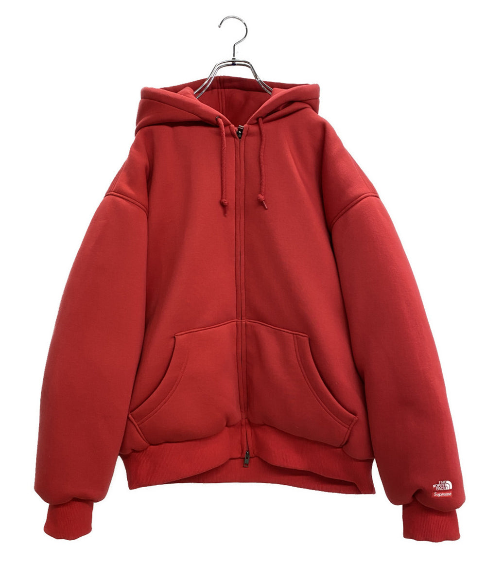 美品 THE NORTH FACE × SUPREME シュプリーム フーディー ダウン NY52400I 24AW INSULATED FULL ZIP HOODIE メンズ SIZE L ザ・ノースフェイス