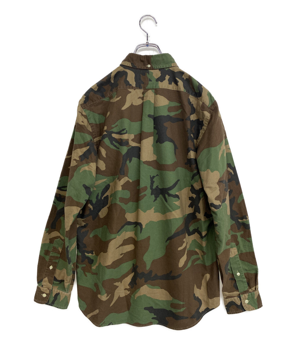 POLO RALPH LAUREN 長袖シャツ CLASSIC FIT ボタンダウン WOODLAND CAMO メンズ SIZE L ポロ・ラルフローレン