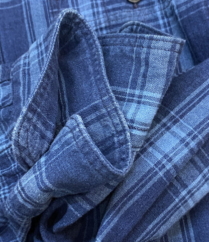 NIGEL CABOURN 長袖シャツ ワークシャツ INDIGO メンズ SIZE 50 ナイジェルケーボン