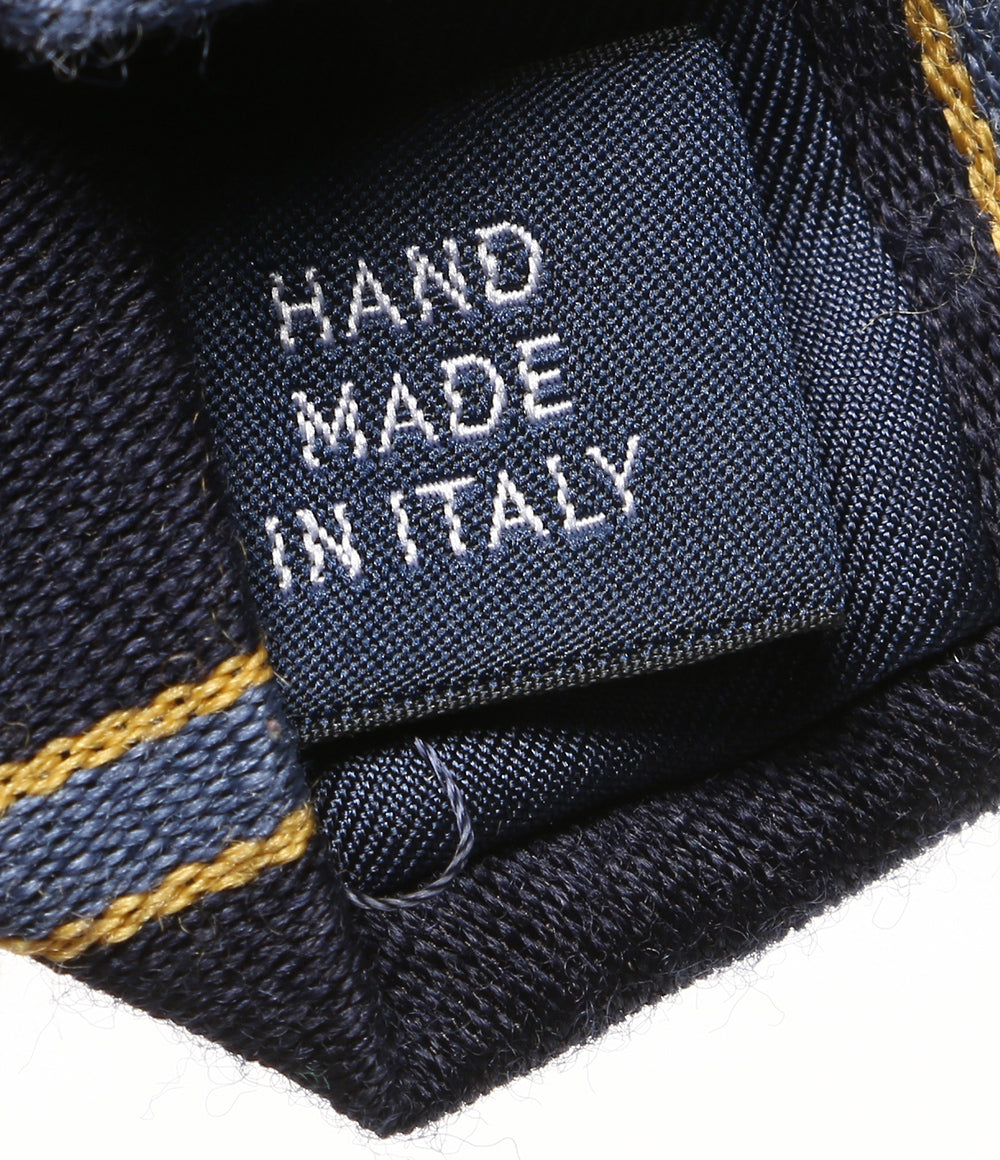 美品 POLO RALPH LAUREN ネクタイ ストライプド ウールシルク クラブ メンズ ポロ・ラルフローレン