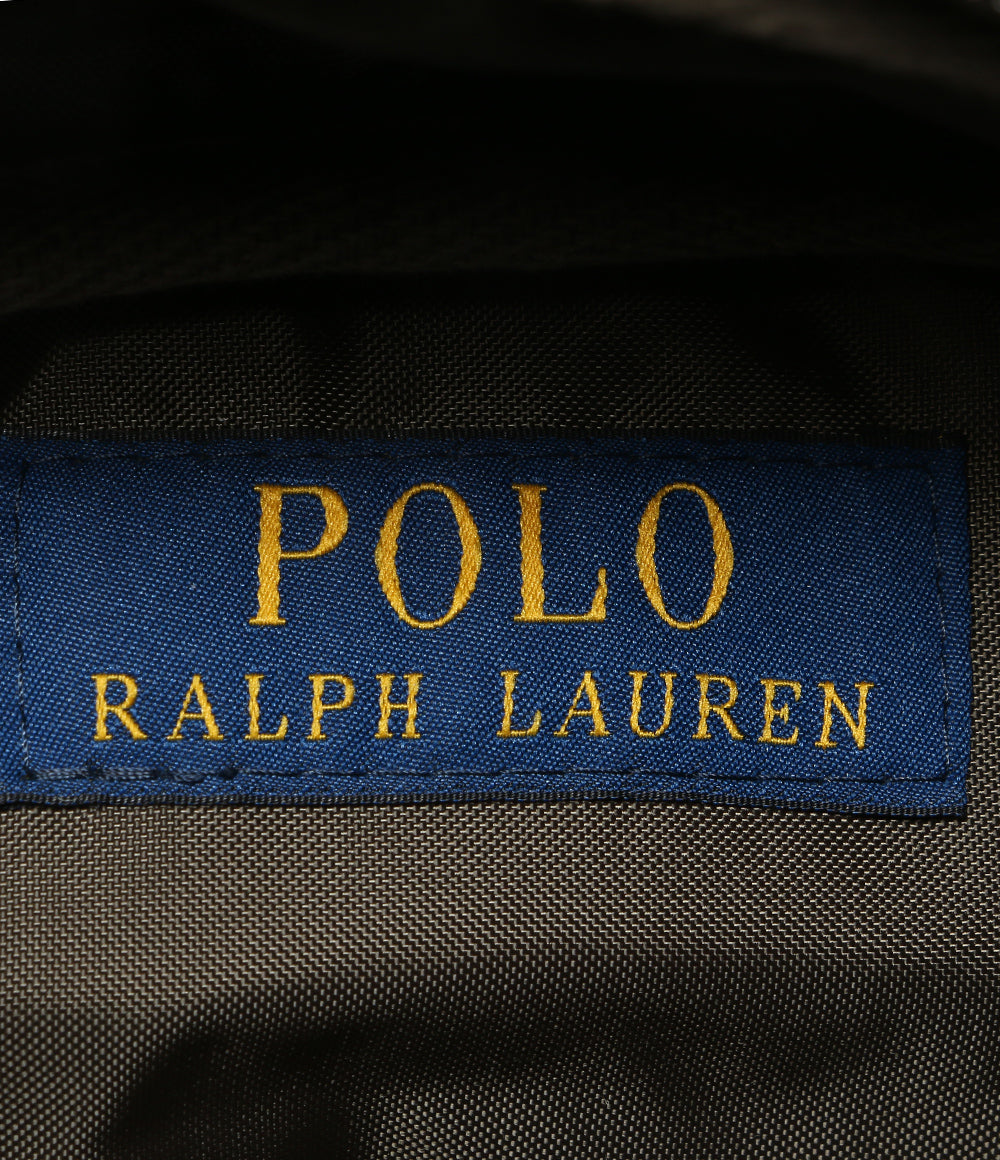 美品 POLO RALPH LAUREN ボディバッグ パッチワーク キャンバス ウエストポーチ メンズ ポロ・ラルフローレン