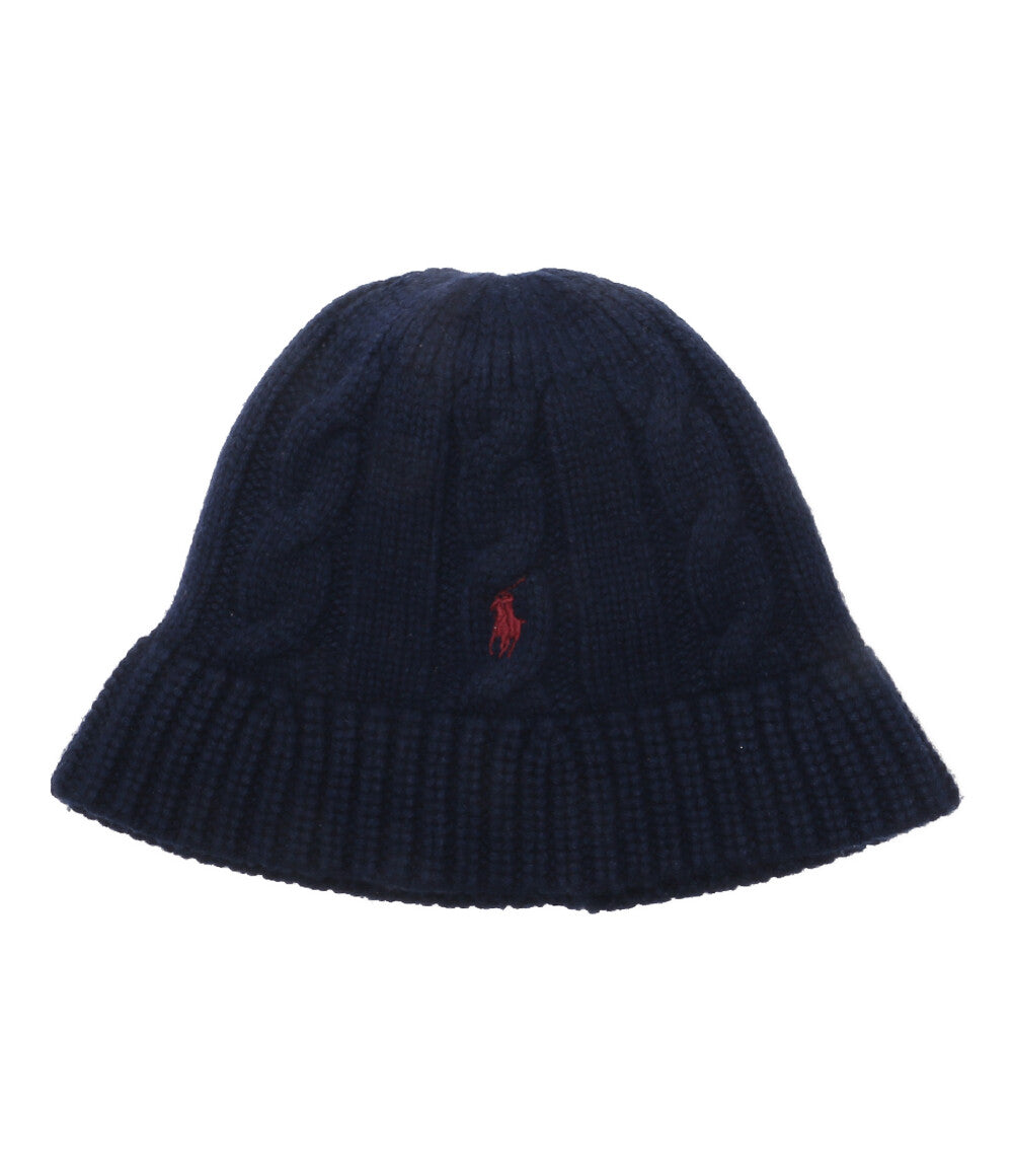 POLO RALPH LAUREN ニット帽 ケーブルニット ウールブレンド バケットハット レディース ポロ・ラルフローレン