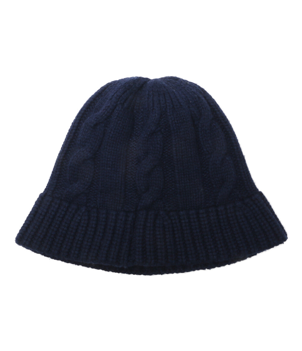 POLO RALPH LAUREN ニット帽 ケーブルニット ウールブレンド バケットハット レディース ポロ・ラルフローレン