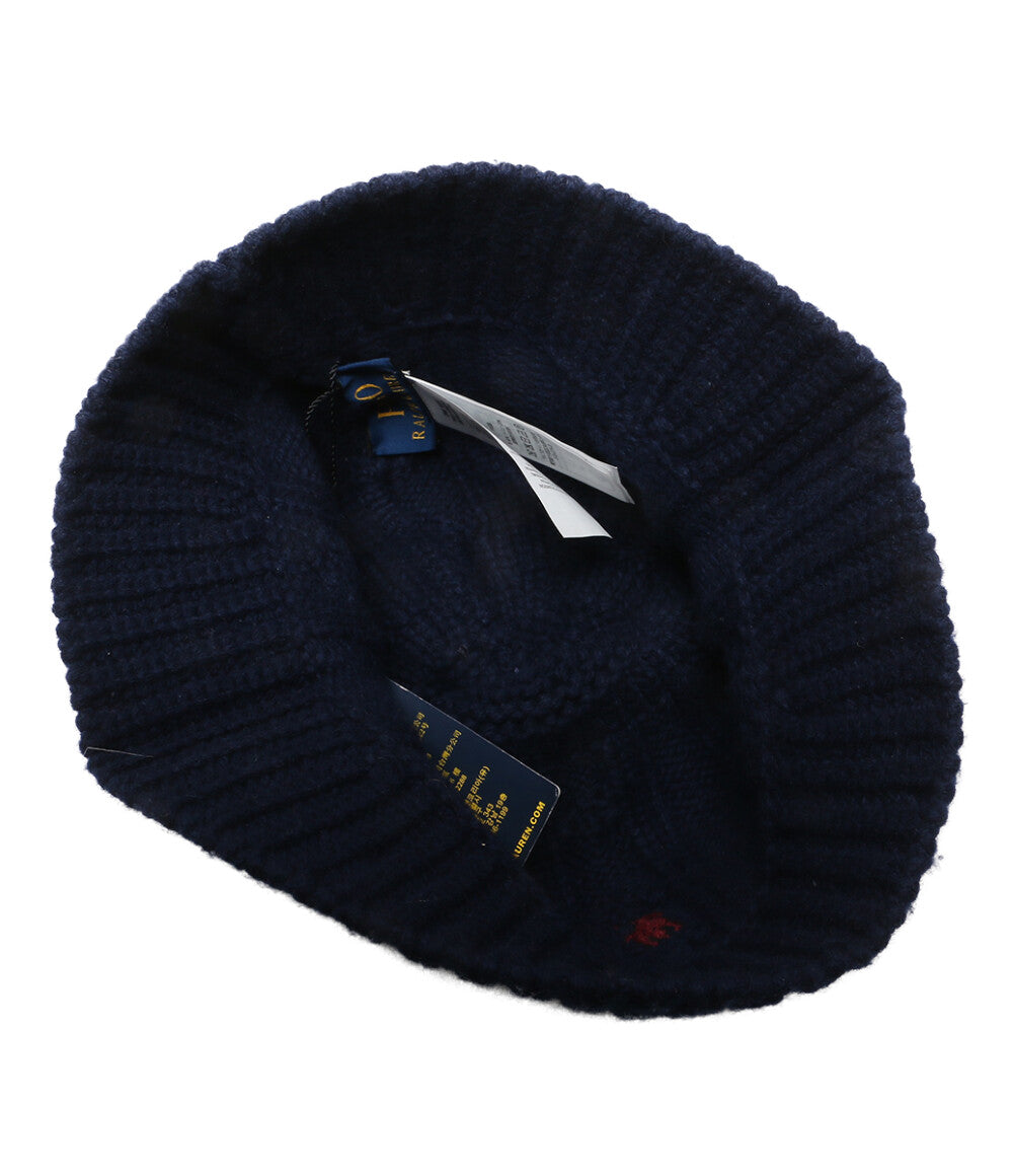 POLO RALPH LAUREN ニット帽 ケーブルニット ウールブレンド バケットハット レディース ポロ・ラルフローレン