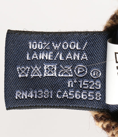 POLO RALPH LAUREN ネクタイ ヘリンボーン ウール ブラウン メンズ ポロ・ラルフローレン