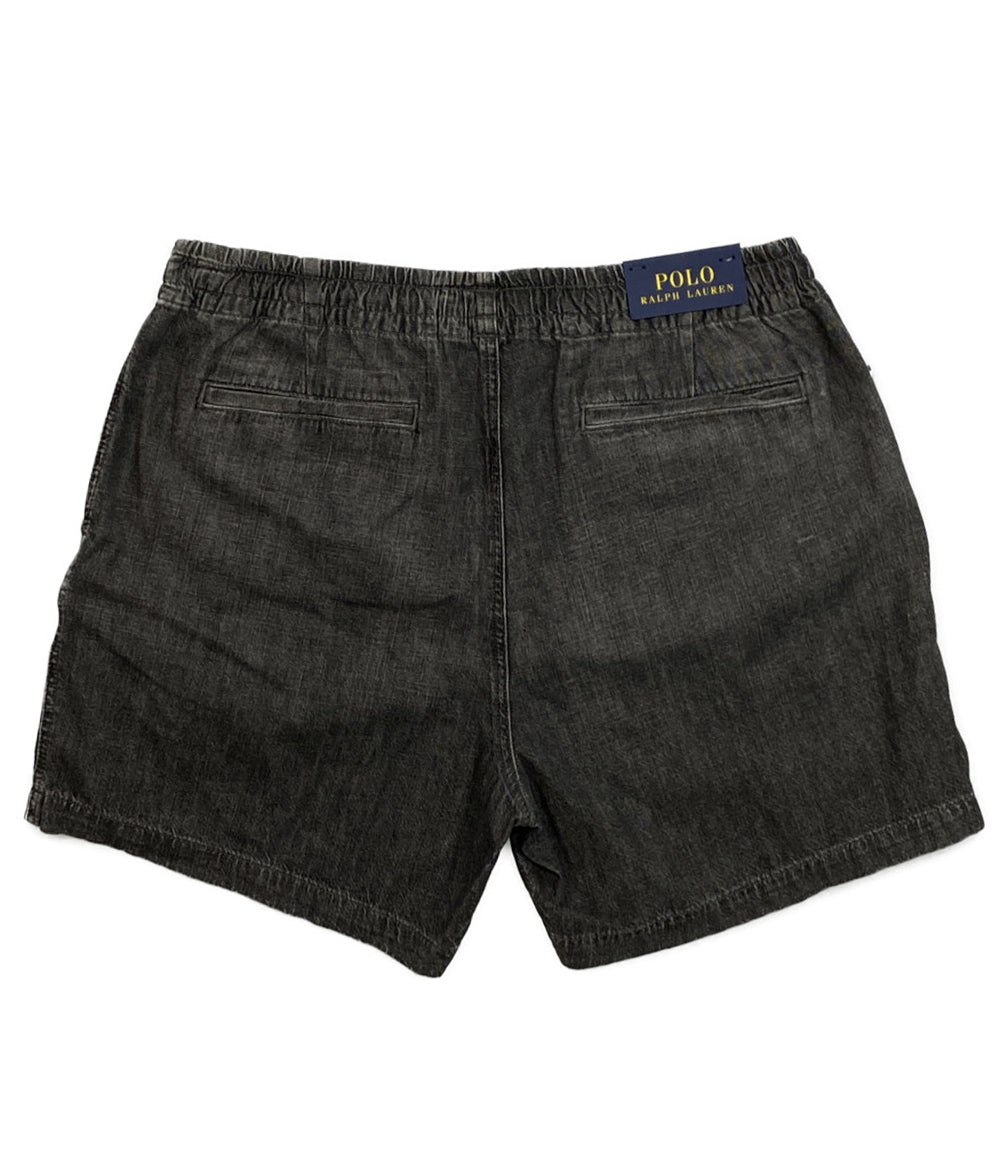 美品 POLO RALPH LAUREN ショートパンツ イージー デニム シャンブレー メンズ SIZE L ポロ・ラルフローレン